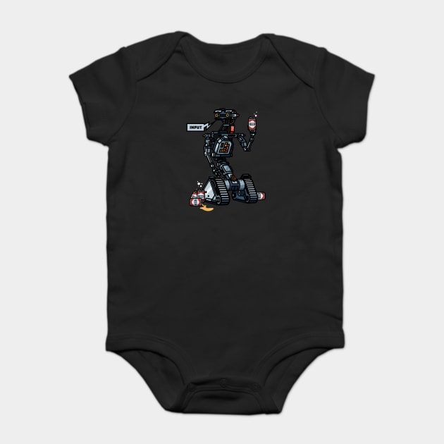 Short Circuit Johnny 5 Beers Baby Bodysuit by stayfrostybro